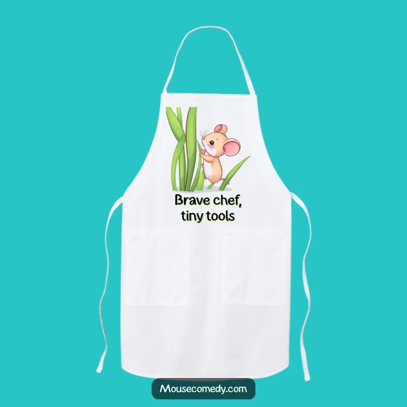 Funny Mouse Kitchen Apron: Cook Up Laughs with This Humorous Design