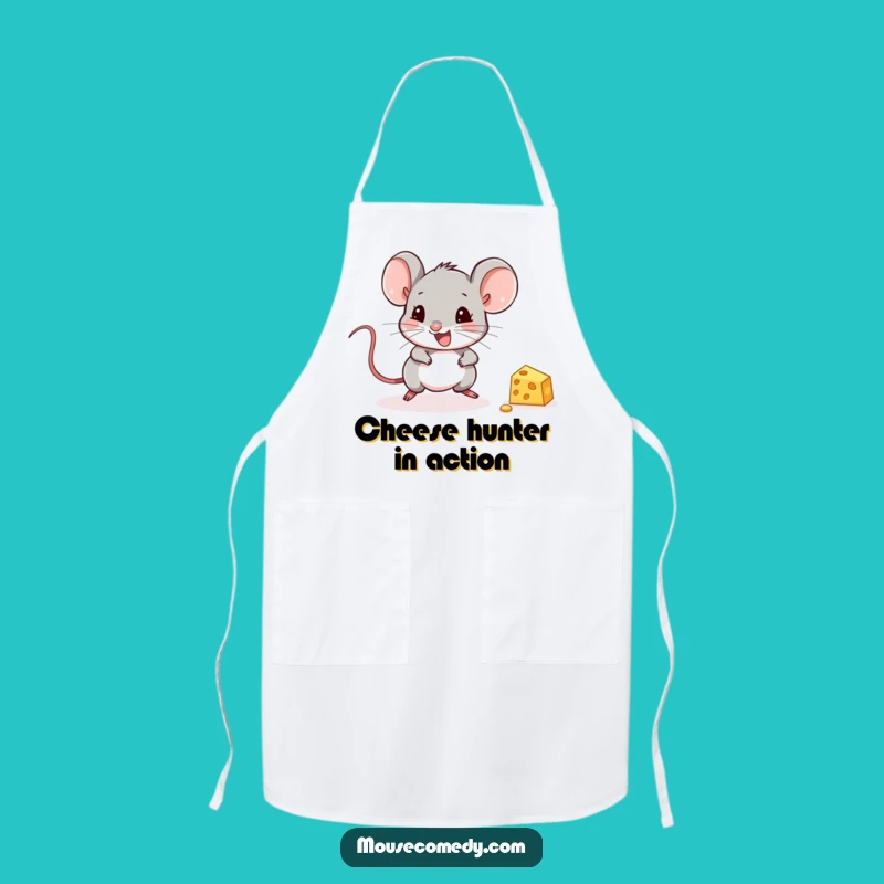 Funny Mouse Chef Apron: Adorable Cheese Lover Cooking Gift