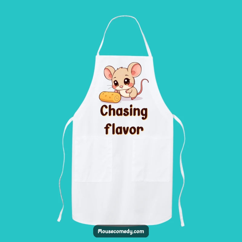 Funny Mouse Apron: Kitchen Crumb Chase, Hilarious Funny Gift