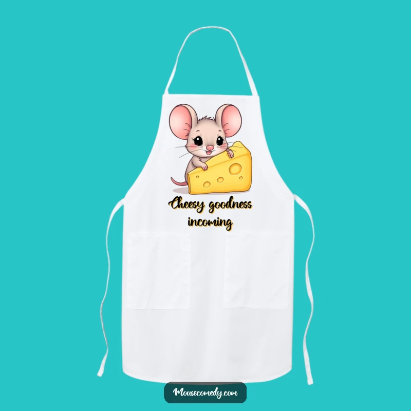 Funny Mouse Cheese Apron: Kitchen Fun for Dairy Devotees, Great Funny Gift