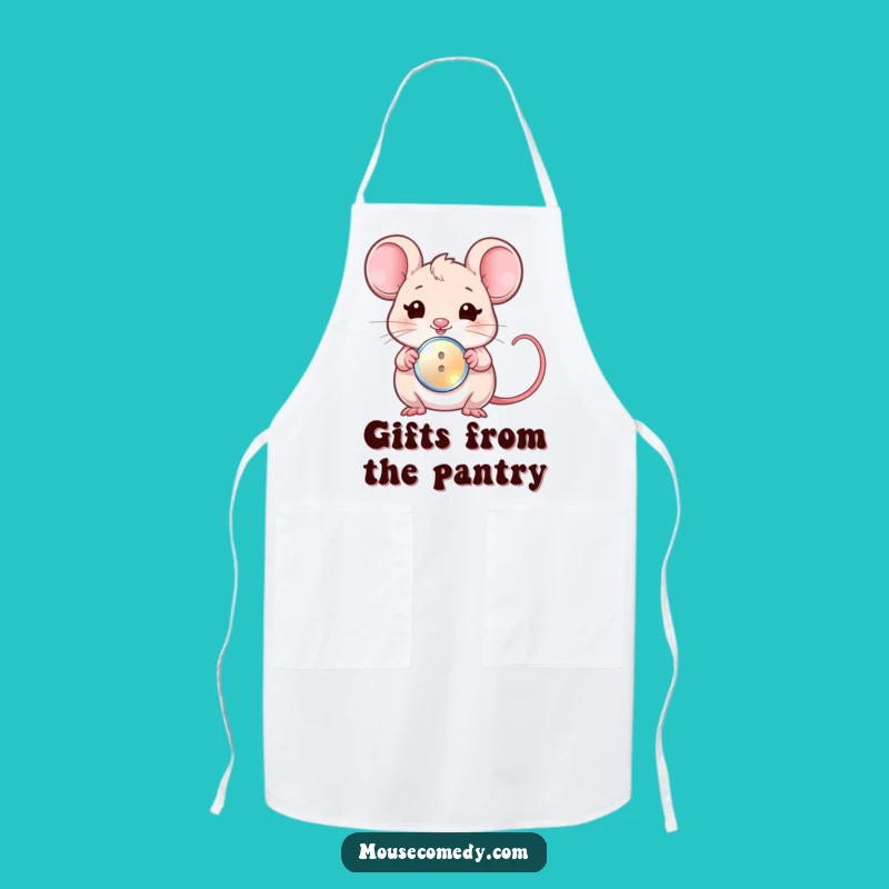 Funny Kawaii Mouse Apron: Cook with Cuteness and Charm