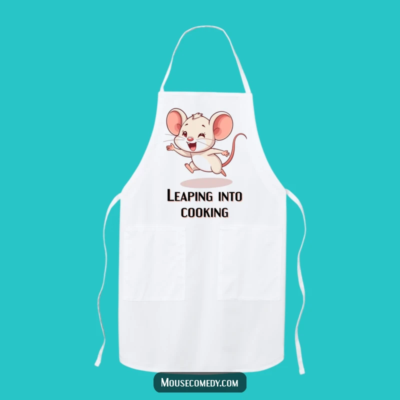 Funny Mouse Cub Apron: Kitchen Leaps, Hilarious Funny Gift