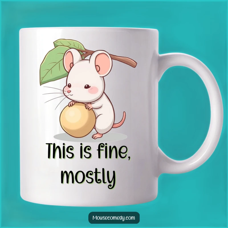 Funny Big Seed Mouse Mug: Ambitious Effort & Small Creature Humor
