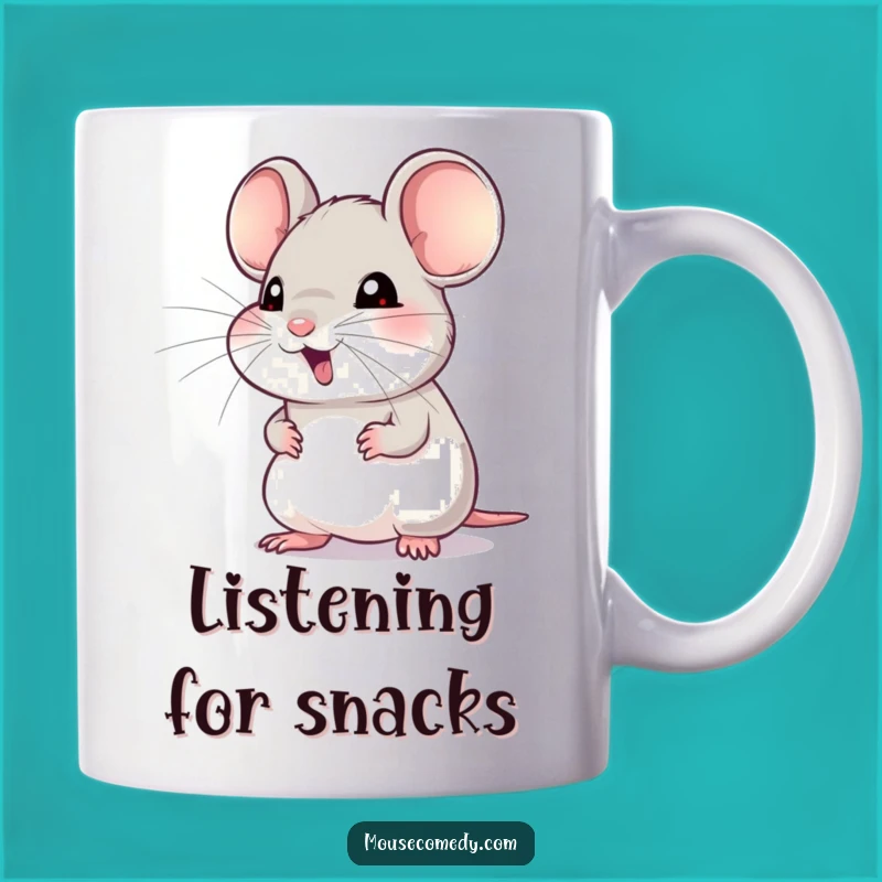 Funny Mouse Sound Mug: Eager Whiskers - Attentive Gift!