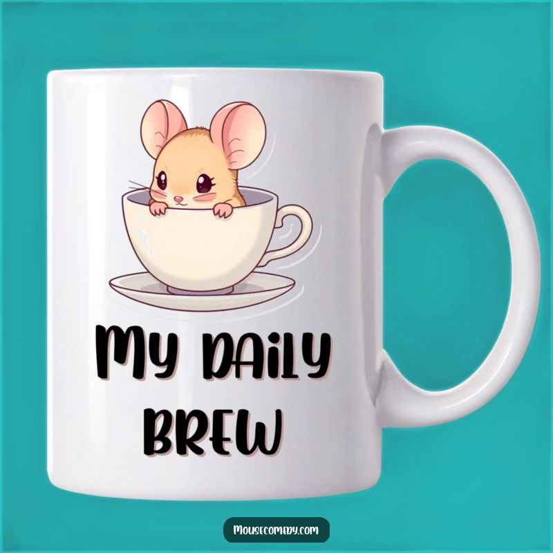 Funny Kawaii Mouse Mug - Teacup Hideaway, Tiny Surprise, Perfect Gift