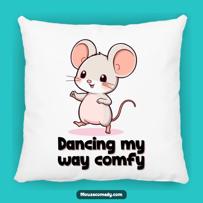 Funny Kawaii Mouse Dance Pillow: Cuddle Up With Cute