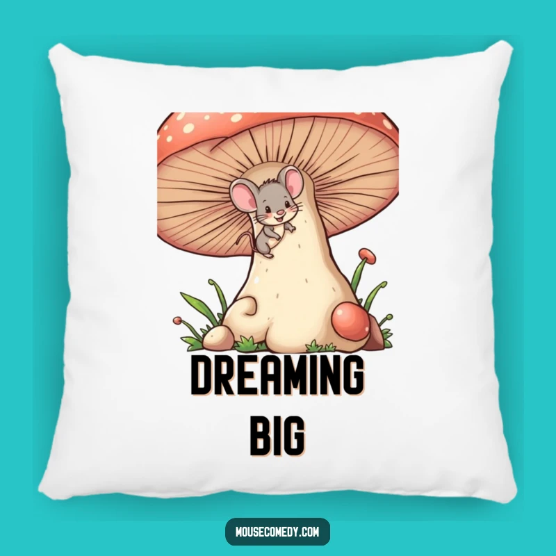 Funny Mischievous Mouse Pillow - Cozy Climber Cushion, Sweet Funny Gift