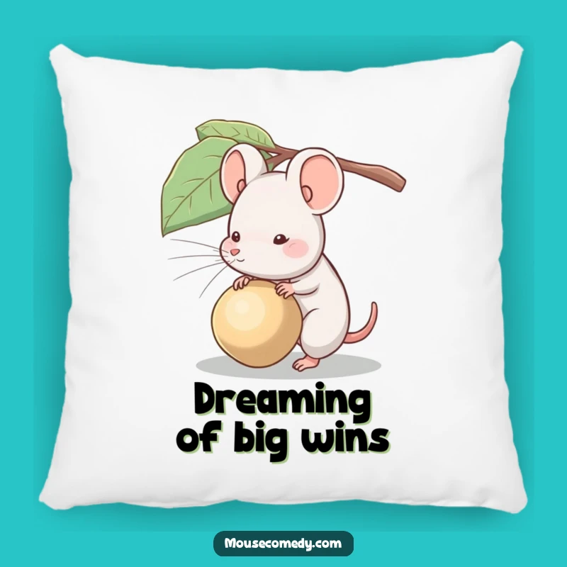 Funny Big Seed Mouse Pillow: Cozy Comfort Meets Ambitious Spirit