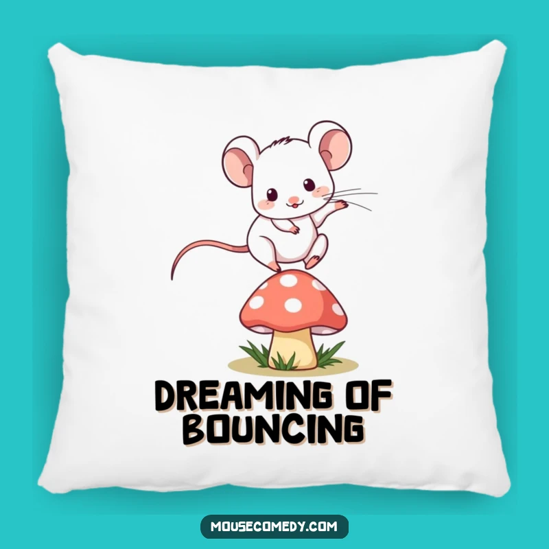 Funny Kawaii Mouse Pillow - Playful Accent, Hilarious Cozy Decor