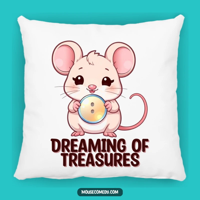 Funny Kawaii Mouse Pillow: Snuggle Up with Cuteness