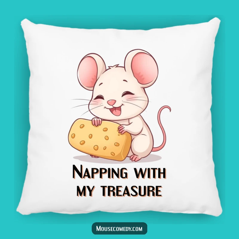 Funny Mouse Pillow: Joyful Crumb Holder Accent Pillow Gift