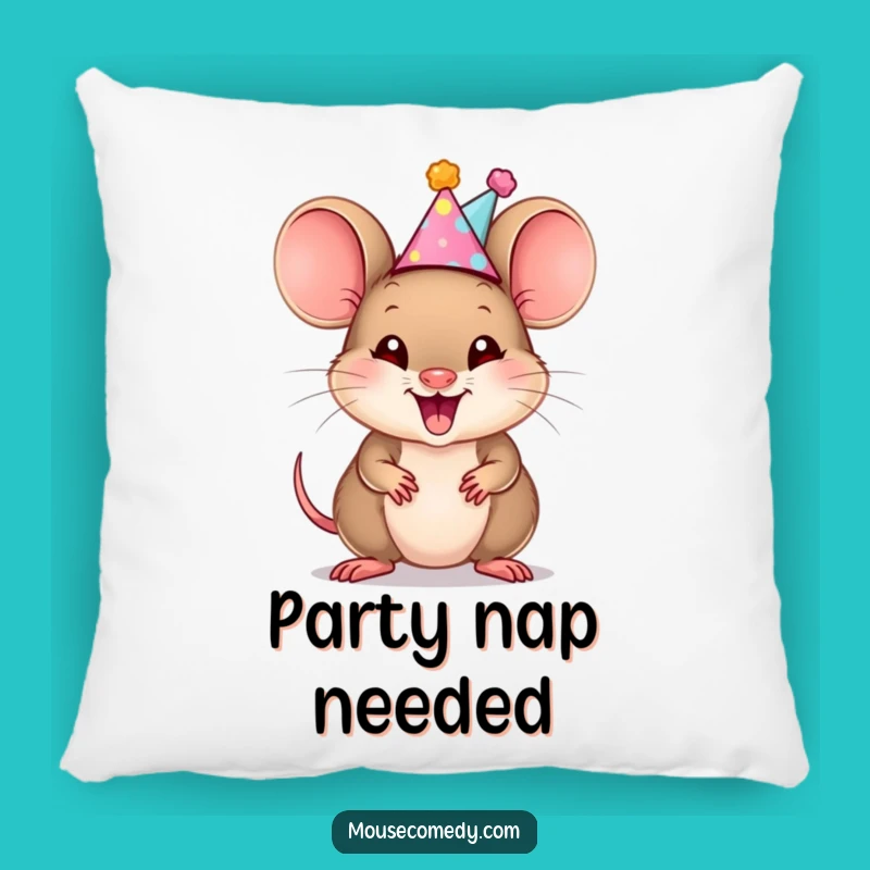 Funny Mouse Cub Pillow: Cozy Party Squeaks, Adorable Funny Gift
