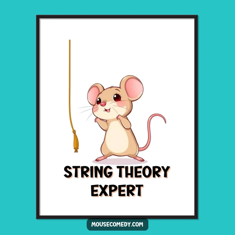Funny Mouse Leap Digital Art - Instant Playfulness, Perfect Humorous Gift Download!