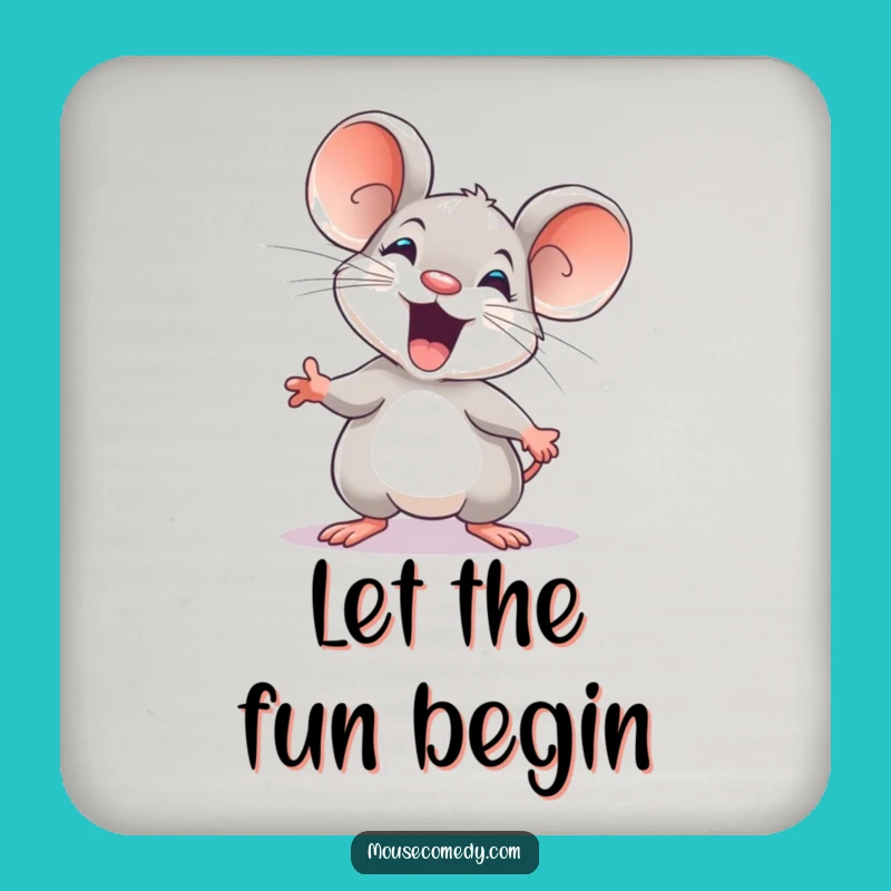 Funny Explorer Mouse Coaster: Protect Your Surface with Fun