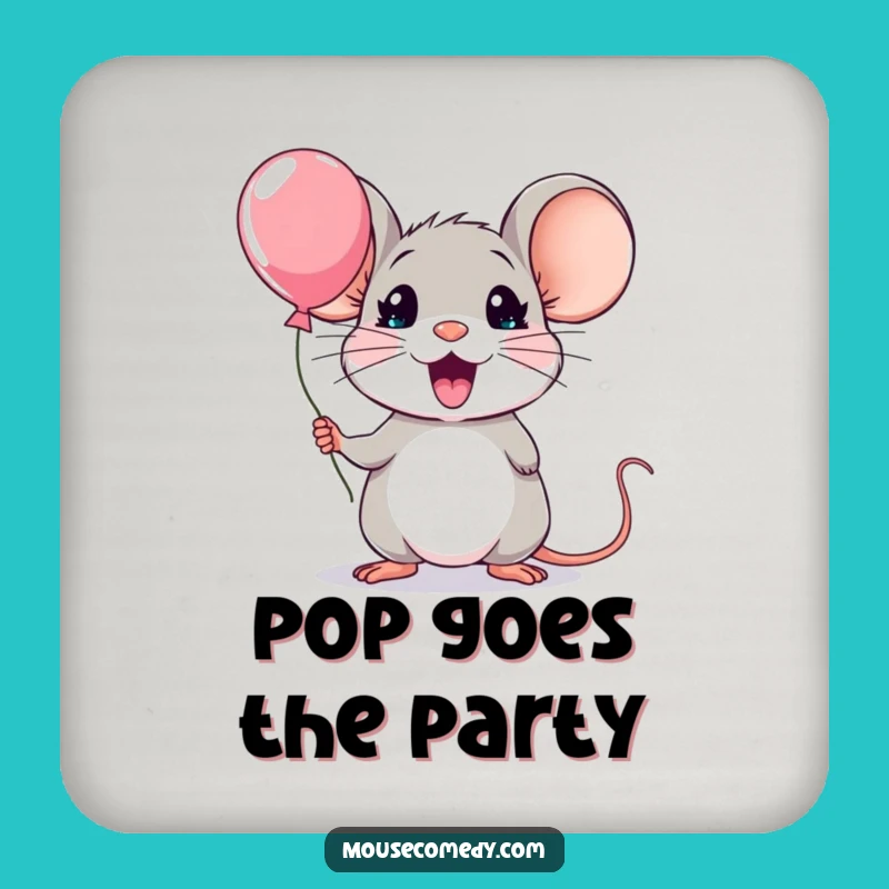 Funny Kawaii Mouse Surprise Coasters: Protect Surfaces with Hilarious Flair