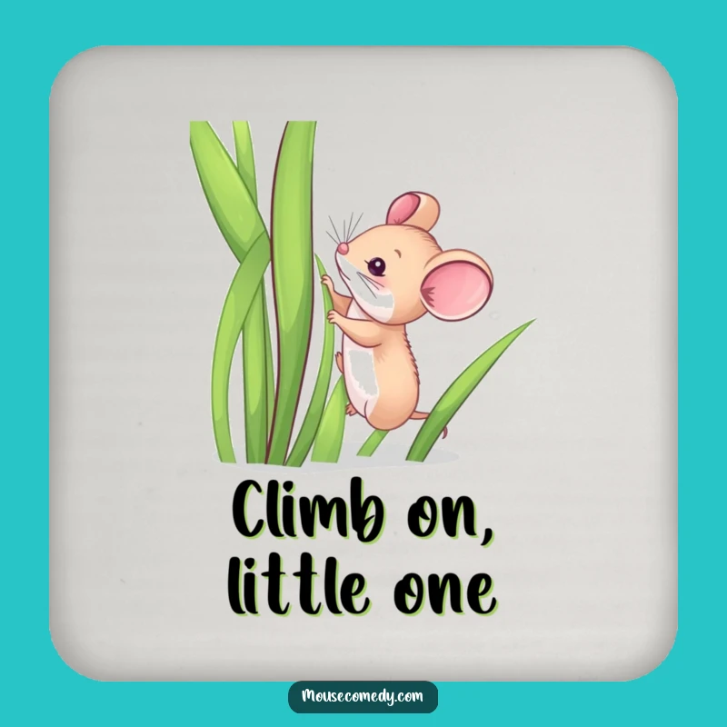 Funny Mouse Grass Coaster: Protect Surfaces with This Hilarious Design