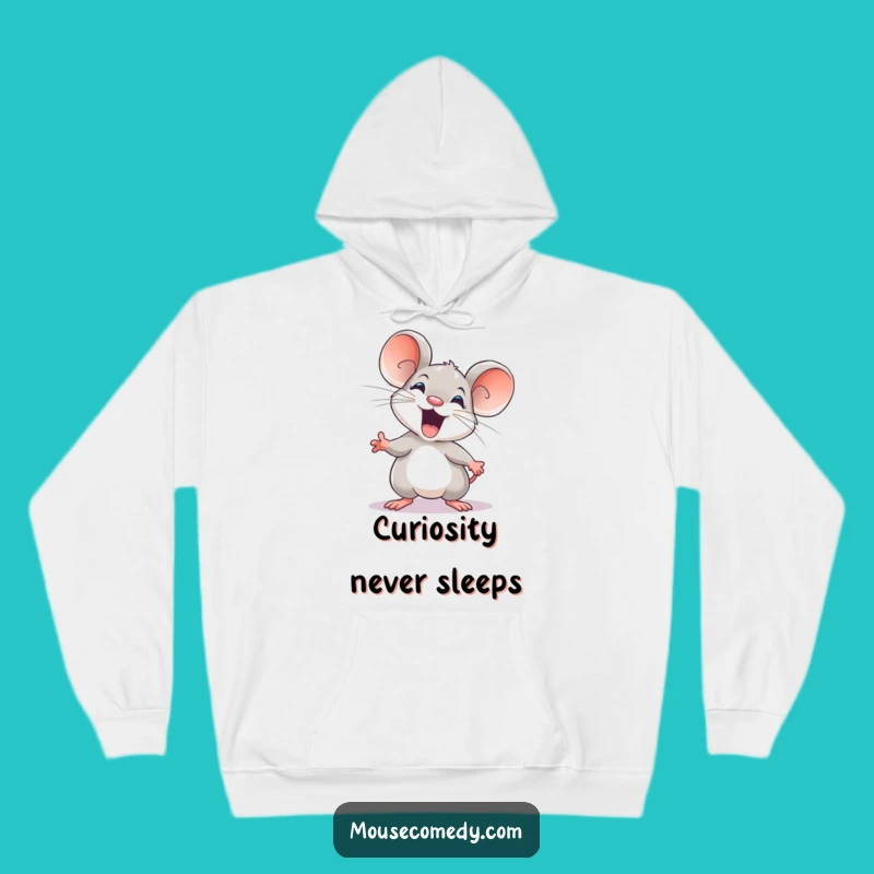 Funny Ready-to-Explore Mouse Hoodie: Cozy Up for Adventure