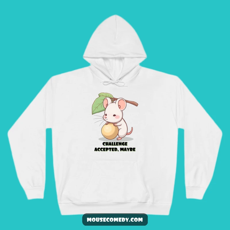 Funny Big Seed Mouse Hoodie: Cozy Comfort & Ambitious Spirit