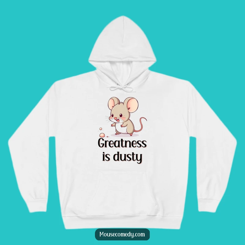 Funny Kawaii Mouse Hoodie - Cozy Hunter, Warm & Hilarious Wear