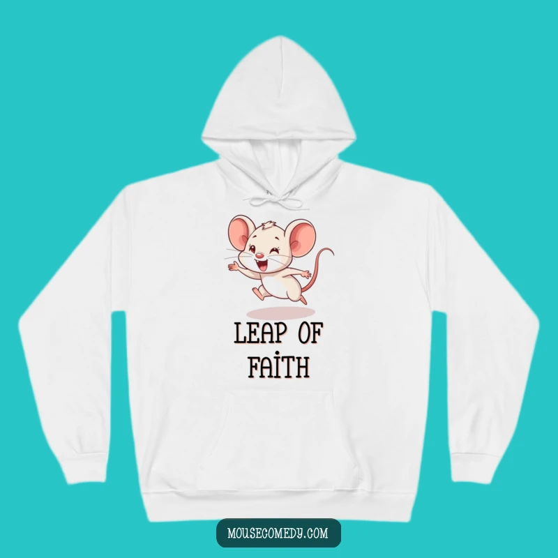 Funny Mouse Cub Hoodie: Cozy Clumsy Leaps, Ultimate Funny Gift