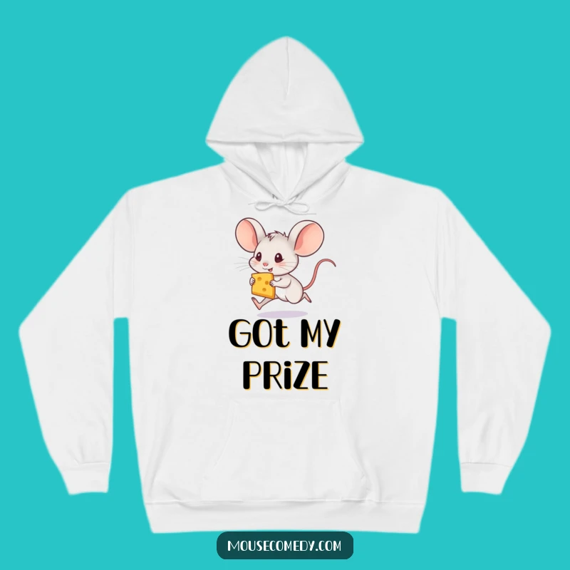 Funny Large-Eared Mouse Hoodie - Cozy & Hilarious Cheese Lover Gift