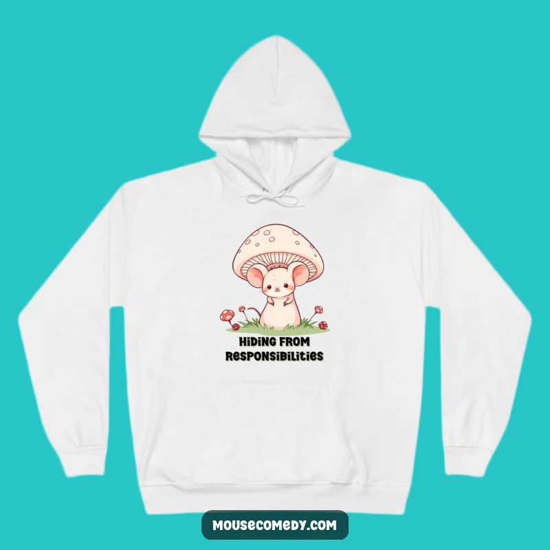Funny Shy Mouse Hoodie: Cozy Woodland Charm & Gentle Humor