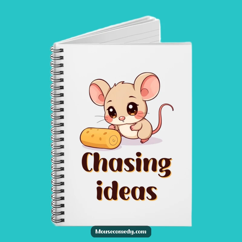 Funny Mouse Notebook: Wide-Eyed Crumb Chase Notes, Perfect Funny Gift