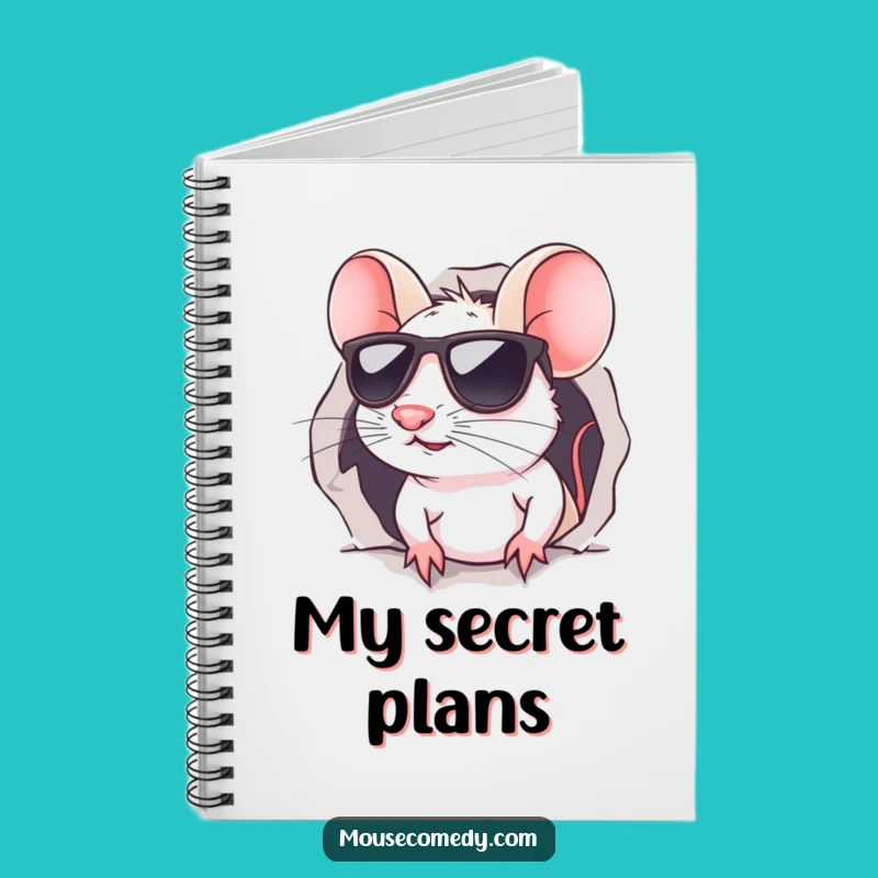 Funny Kawaii Mouse Sunglasses Notebook: Cool & Hilarious Notes On-the-Go