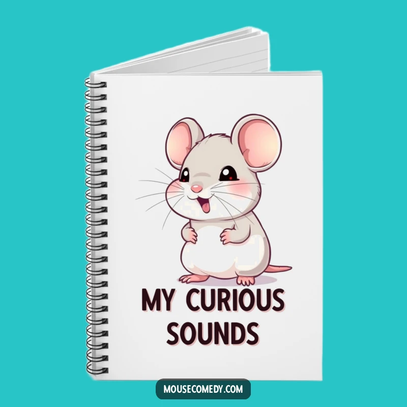 Funny Mouse Notebook: Eager Whiskers - Journal Gift!