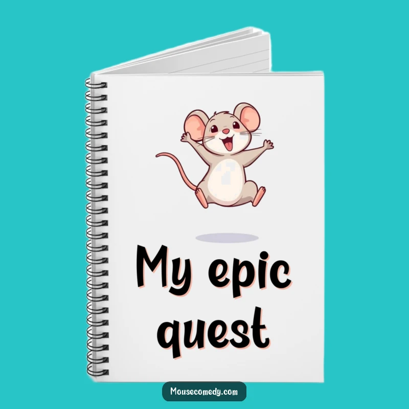 Funny Triumphant Mouse Notebook: Capture Your Victories in Style