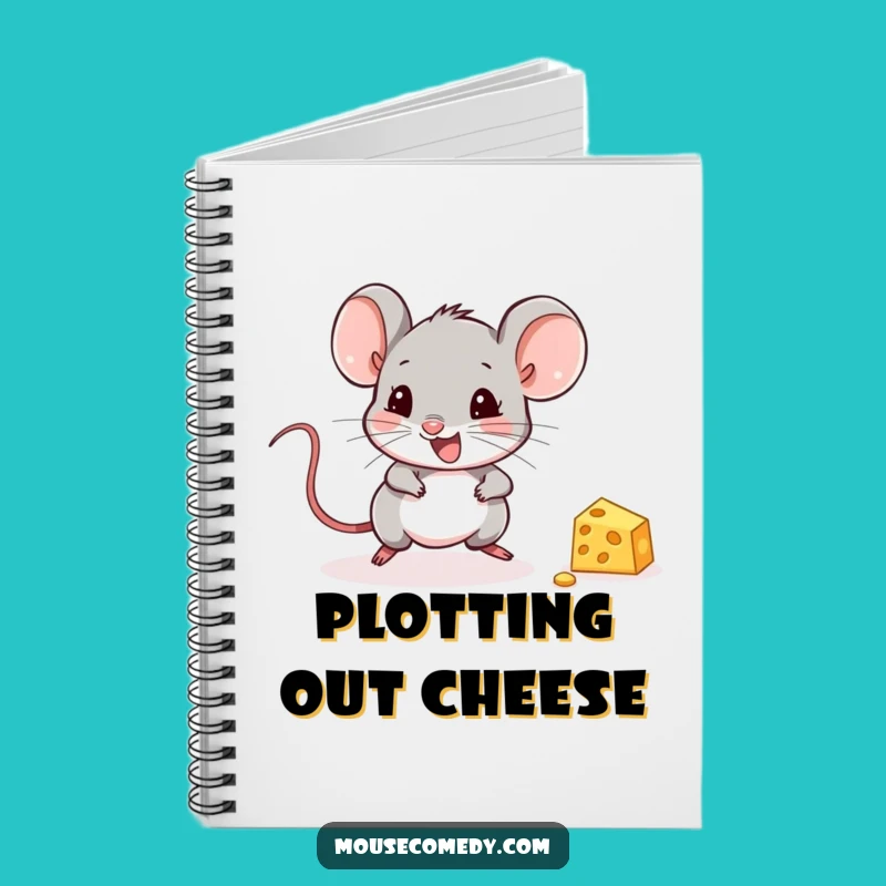 Funny Mouse Notebook: Cute Cheese Chaser Journal Gift