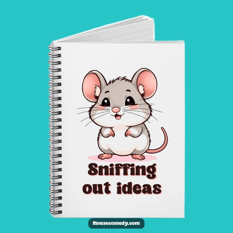 Funny Mouse Whiskers Notebook - Jot Down Ideas with Humor, Great Funny Gift!