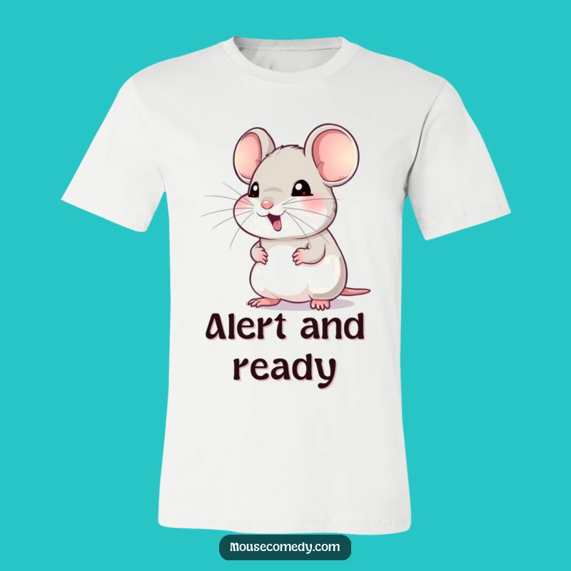 Funny Mouse Sound T-Shirt: Eager Whiskers - Alert Gift!