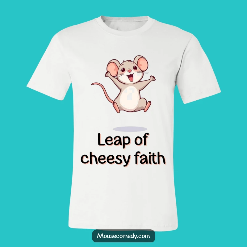 Funny Mouse Leap T-Shirt: Wear Your Triumphant Spirit Proudly