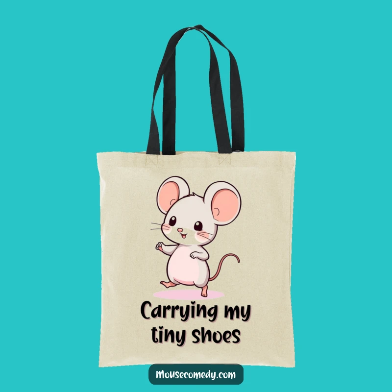 Funny Kawaii Mouse Dance Tote Bag: Carry Your Moves